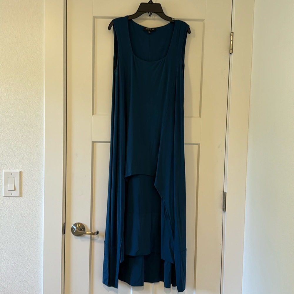 Dark blue Lafayette 148 high low